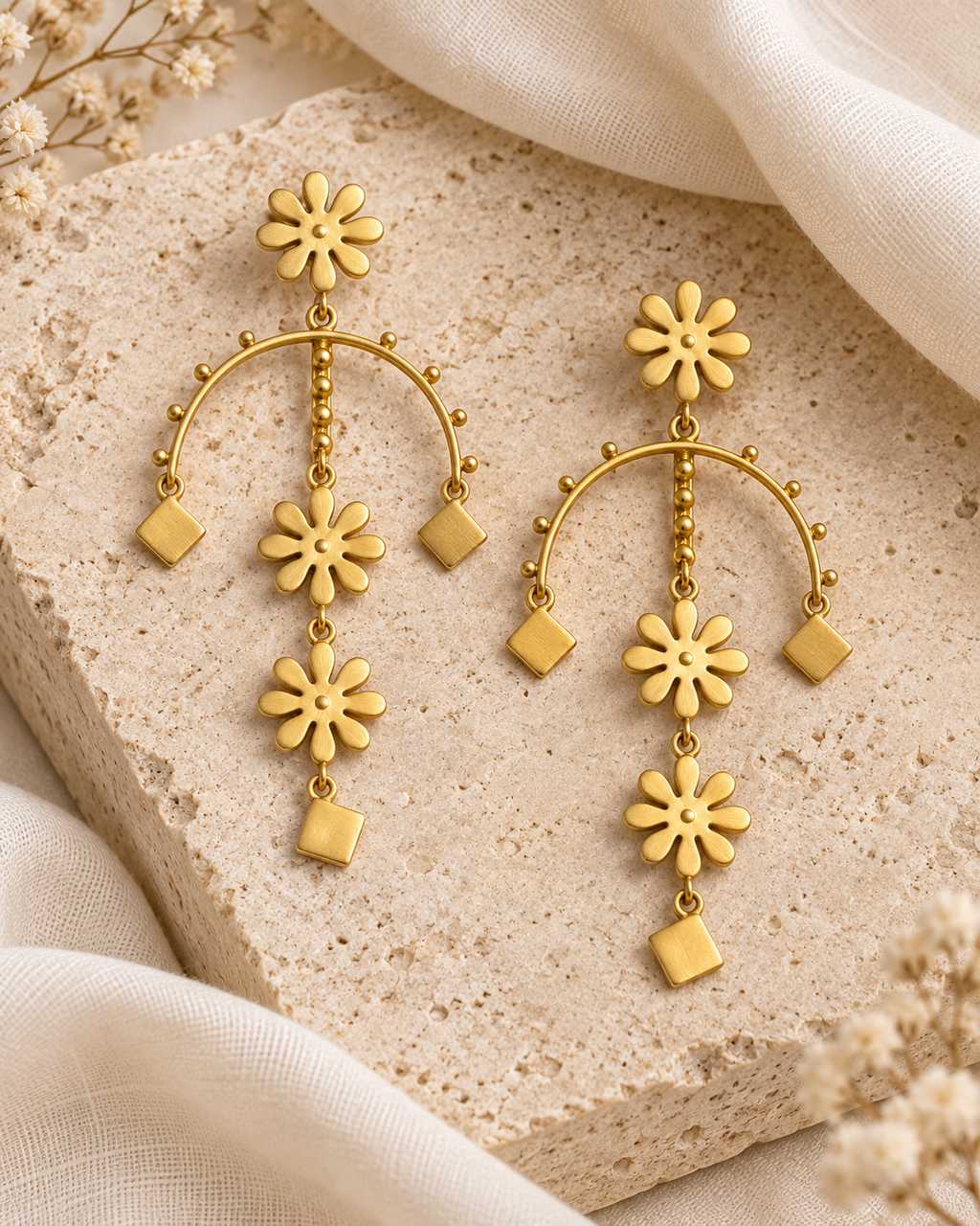 Golden Daisy Cascade