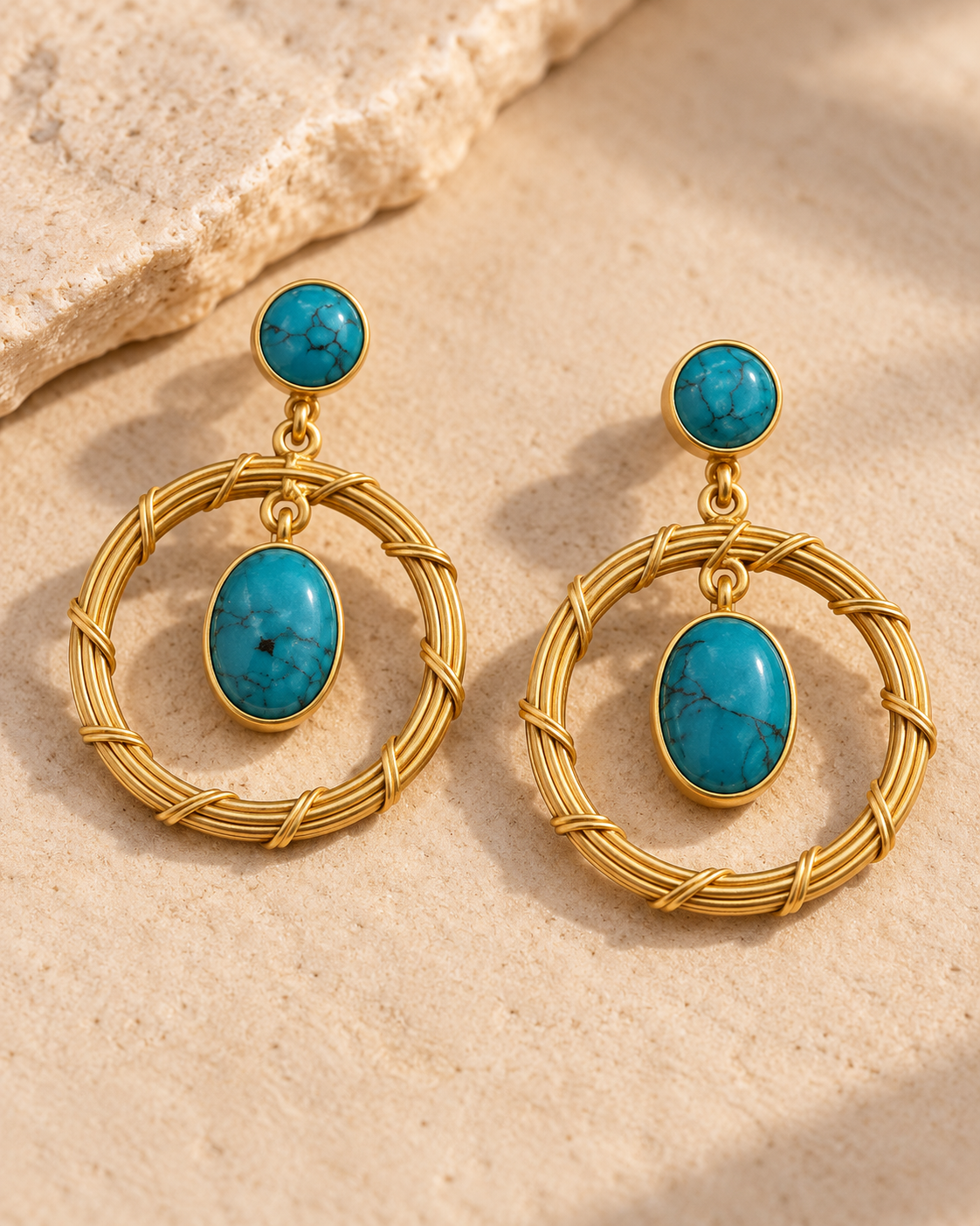 Turquoise Woven Halo
