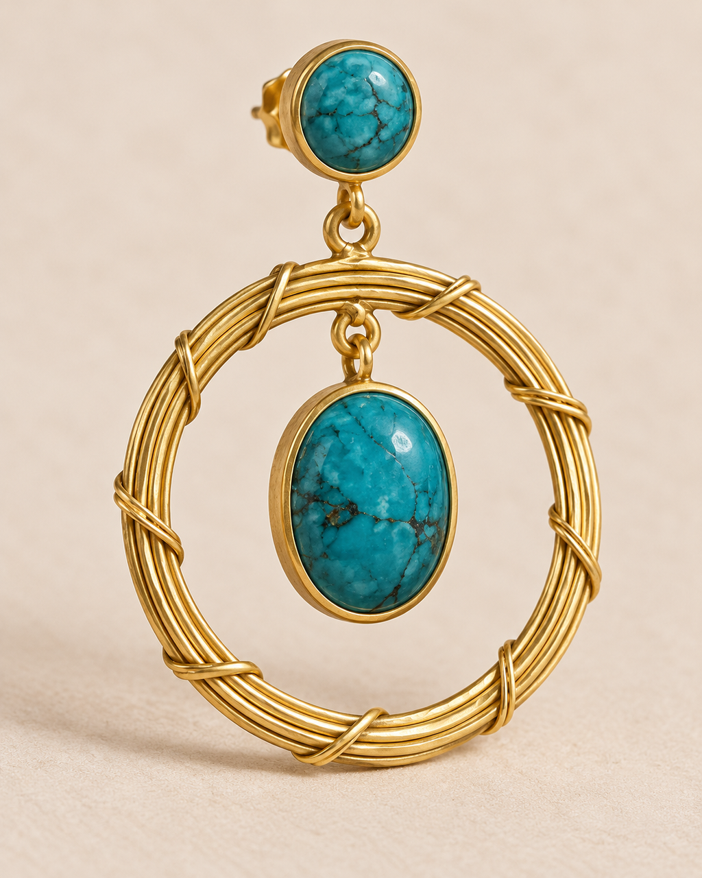Turquoise Woven Halo