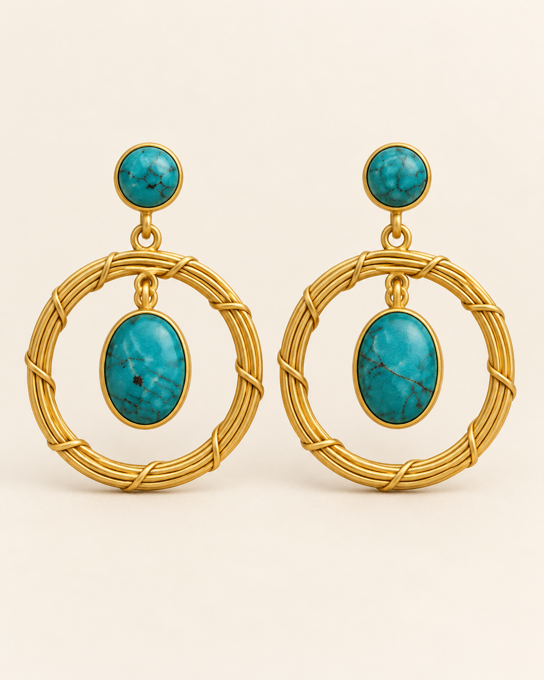 Turquoise Woven Halo