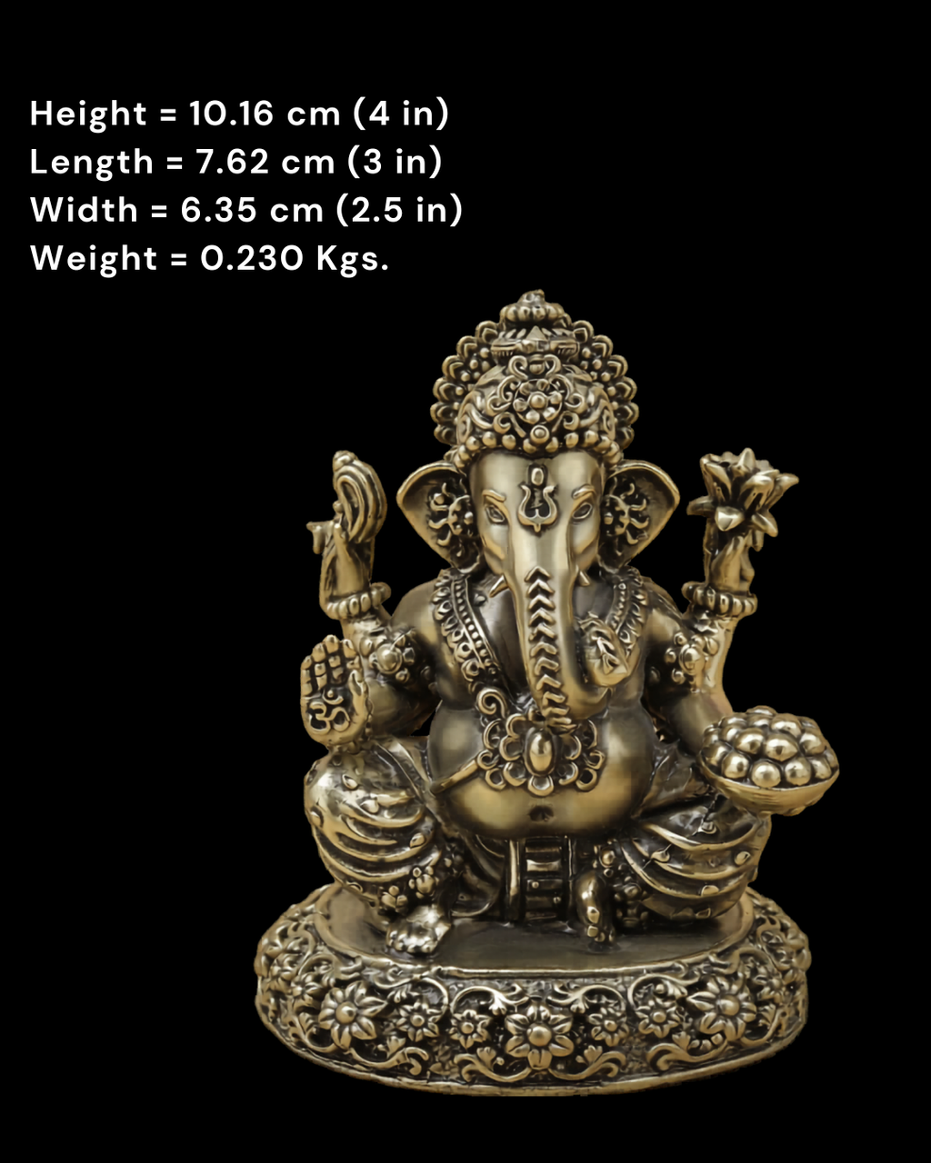 Prasanna Ganapathi Brass Idol