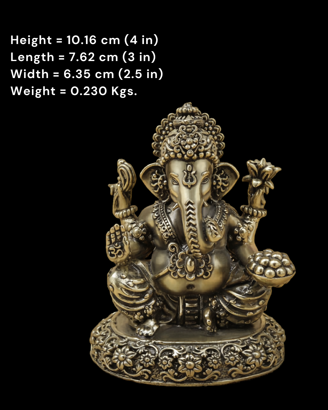 Prasanna Ganapathi Brass Idol