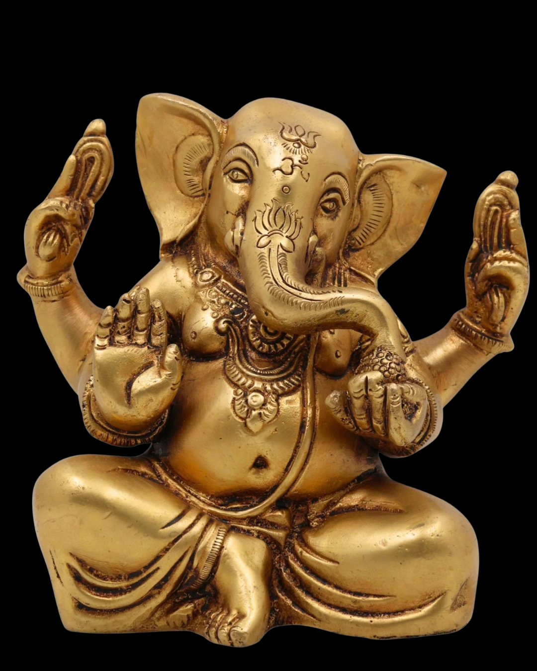 Abhaya Ganesha Brass Idol