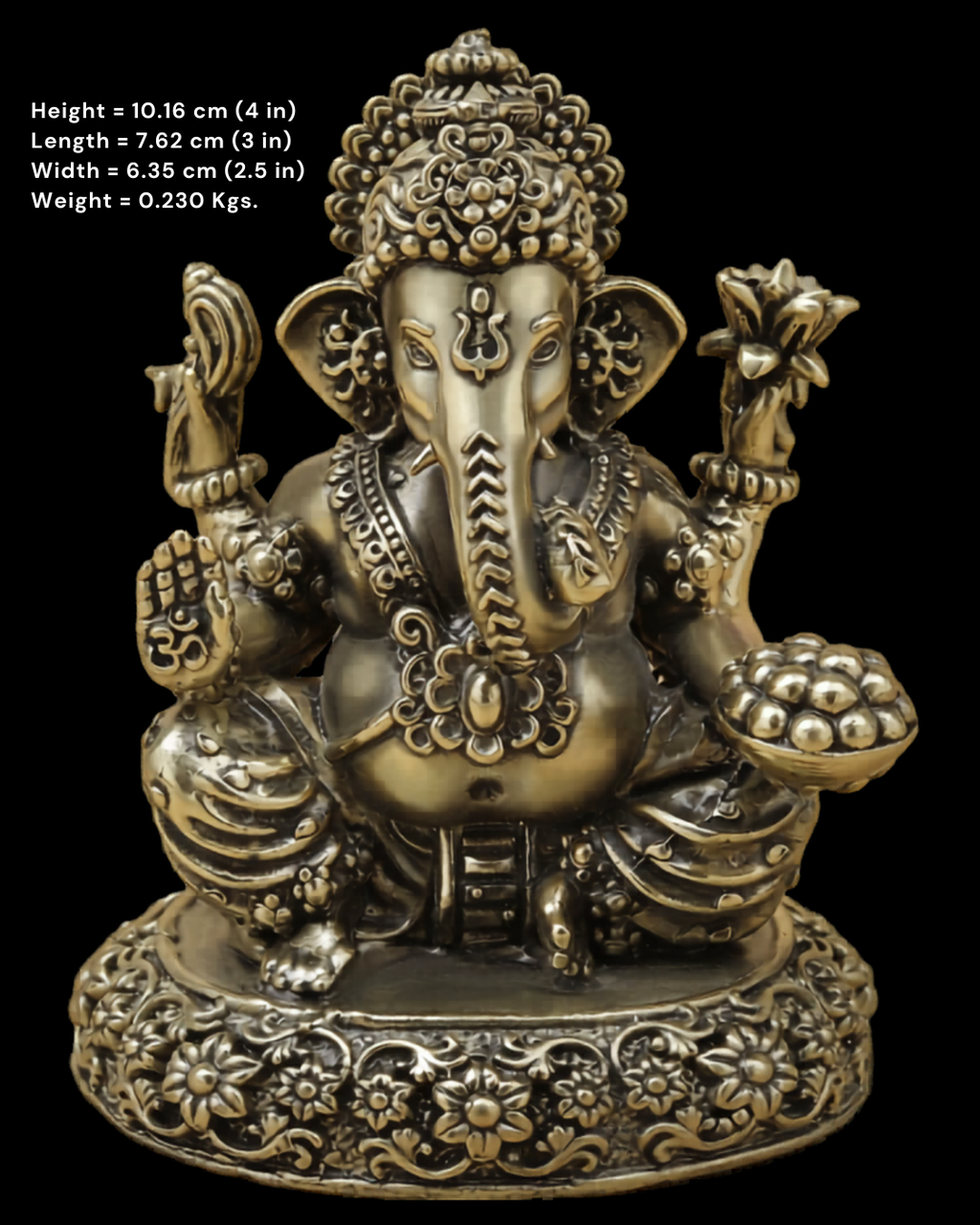 Prasanna Ganapathi Brass Idol