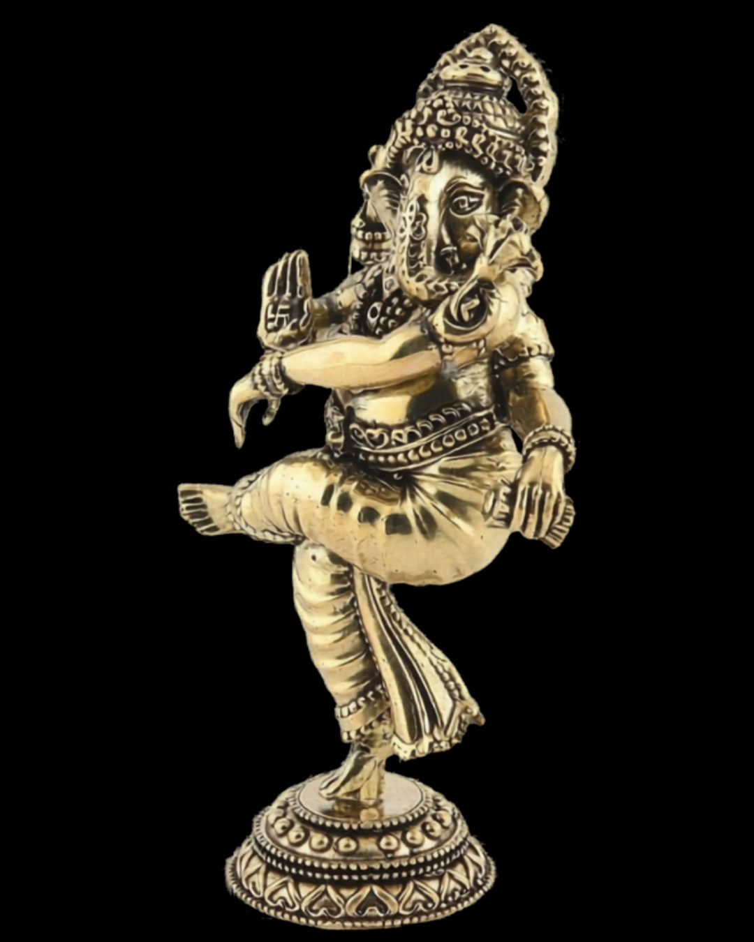Nataraja Ganesha Brass Idol
