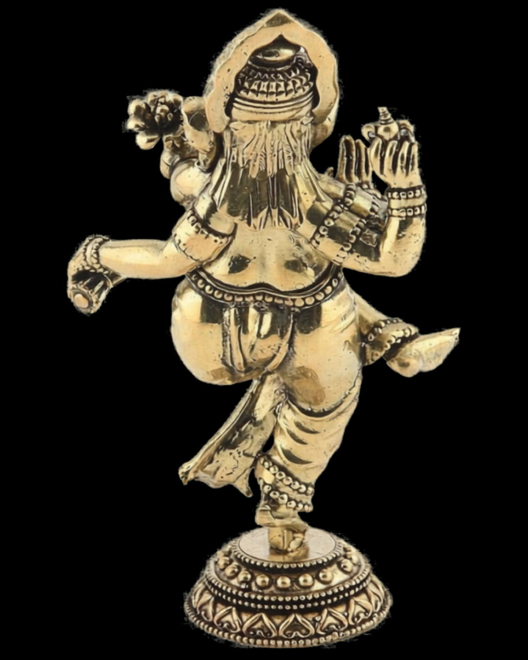 Nataraja Ganesha Brass Idol