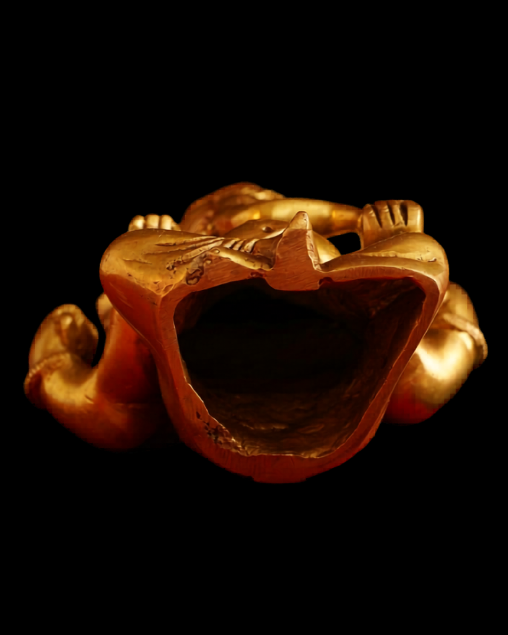 Chaturbhuj Ganesha Brass Idol