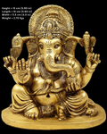 Mangalmurti Ganesha Brass Idol
