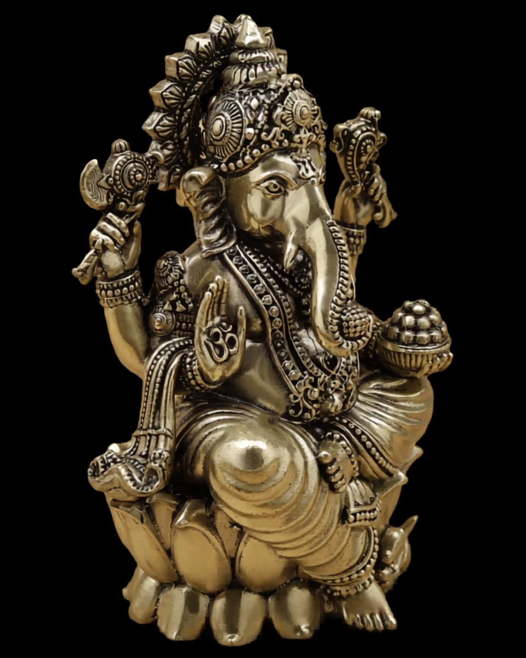 Siddhi Vinayaka Brass Idol