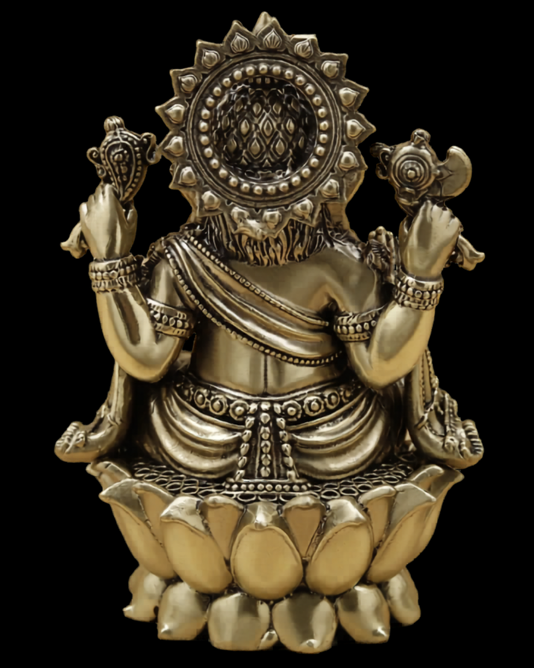 Siddhi Vinayaka Brass Idol