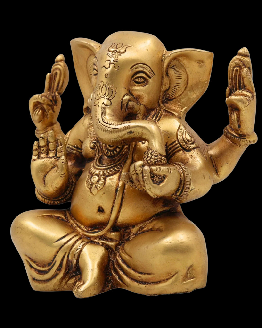 Abhaya Ganesha Brass Idol
