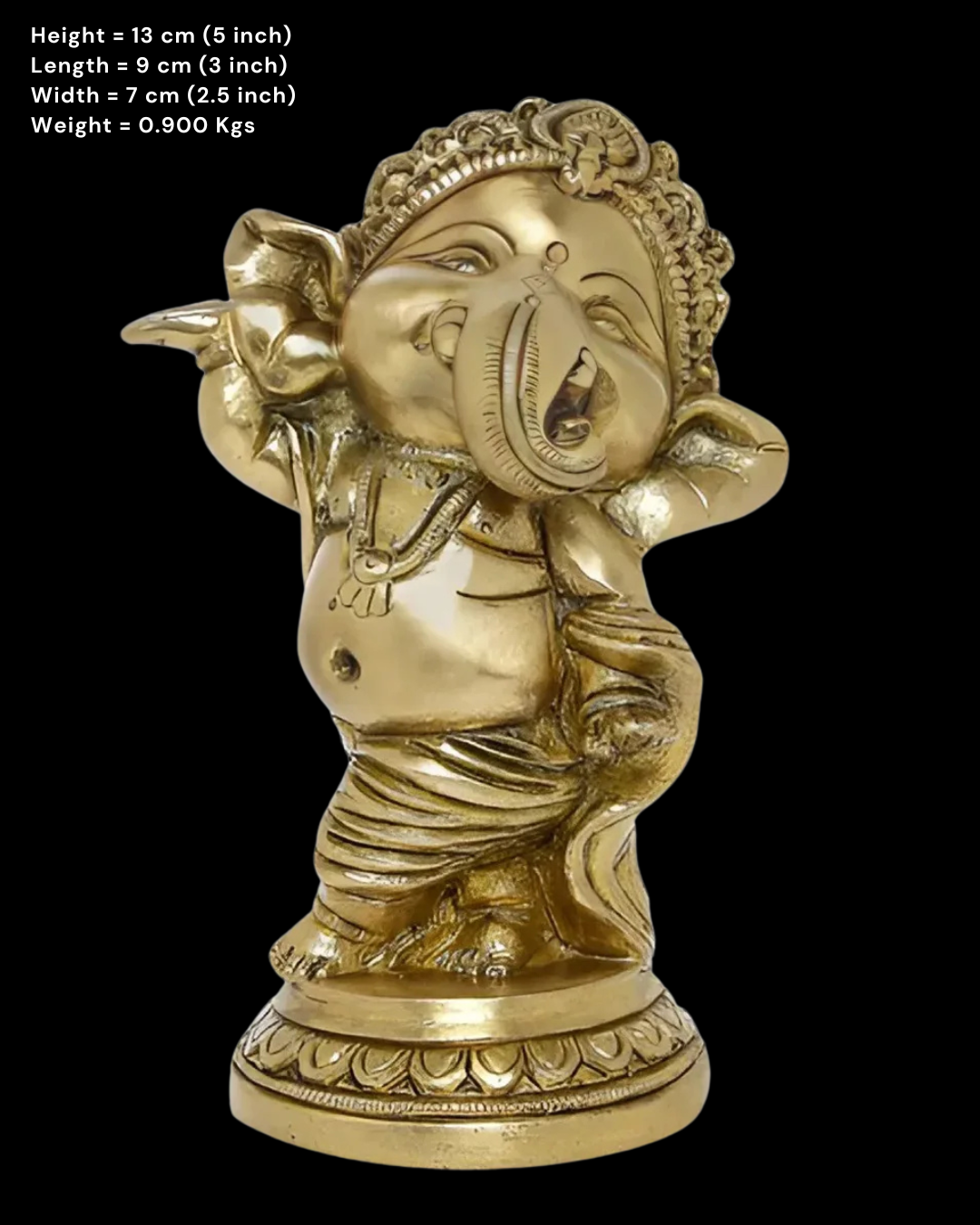 Bala Ganesha Brass Idol