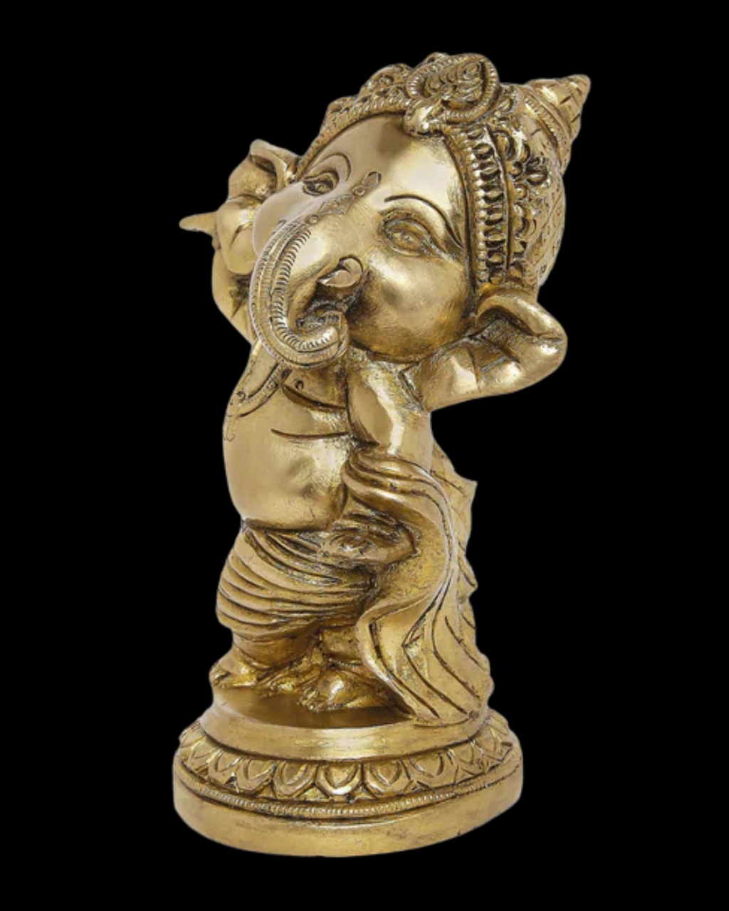 Bala Ganesha Brass Idol