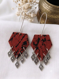Crimson Splatter Pentagons – Wire
