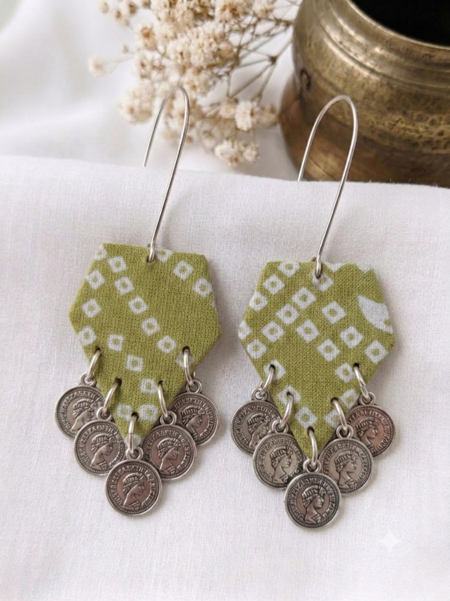Olive Diamond Pentagons – Coin Wire