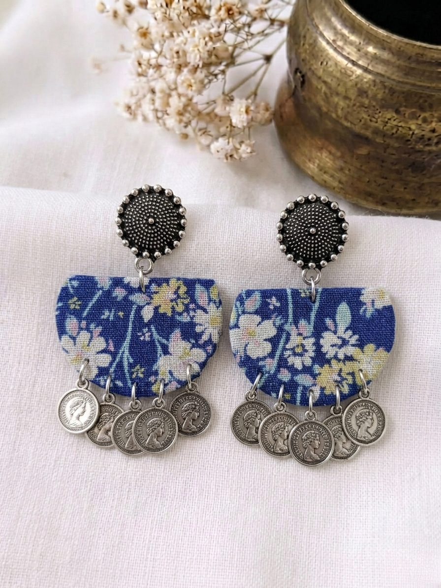 Royal Floral Coin Half Rounds