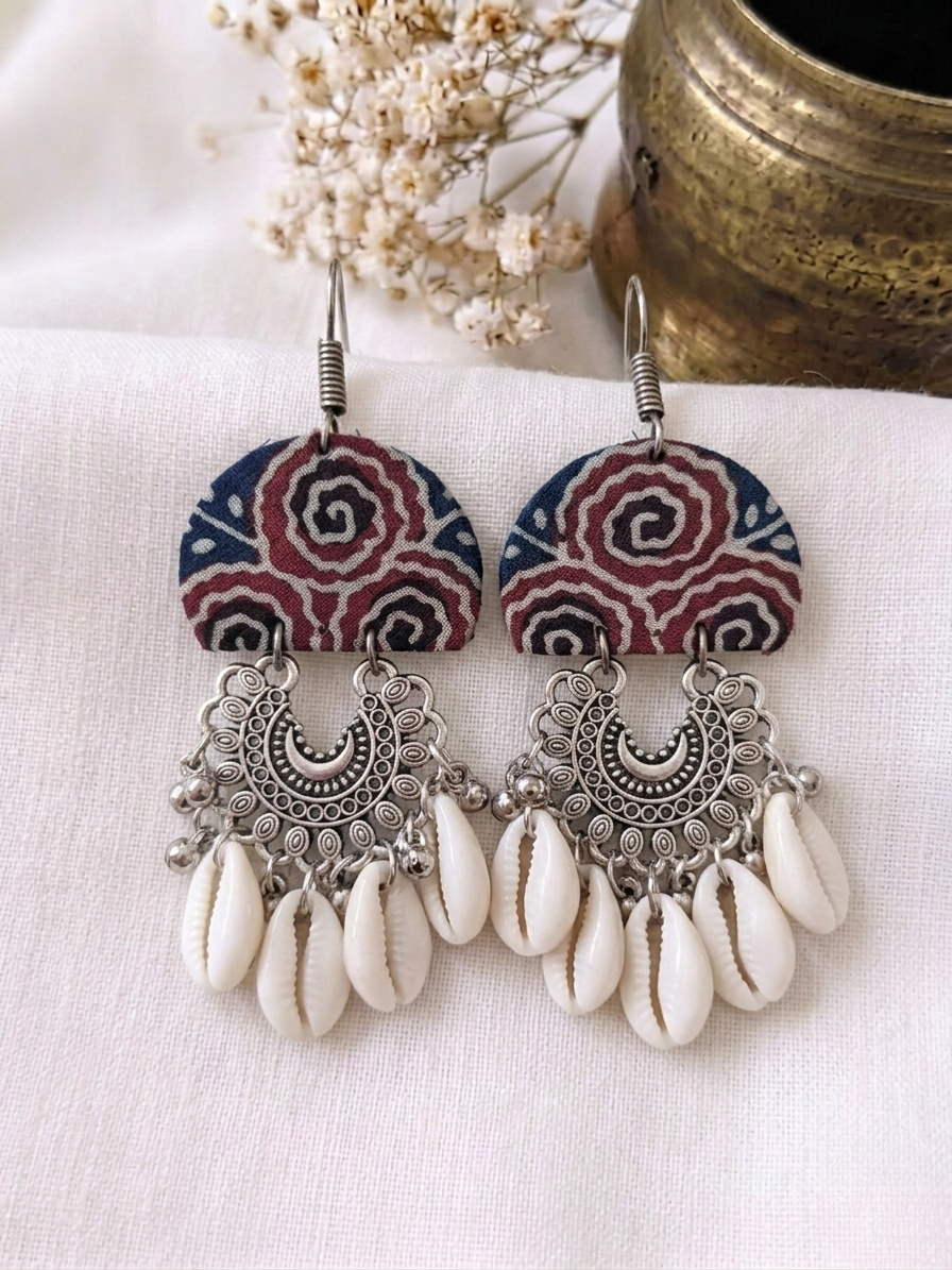 Crimson Swirl Shells