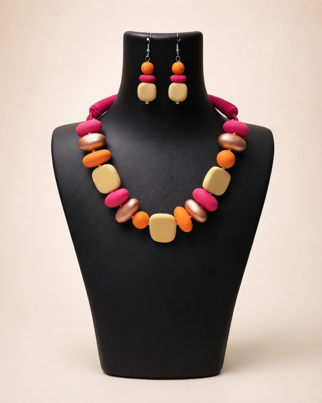 Sunset Bead Necklace Set