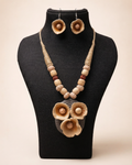 Earthen Petal Necklace Set