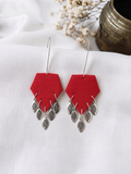 Scarlet Leaf Pentagons