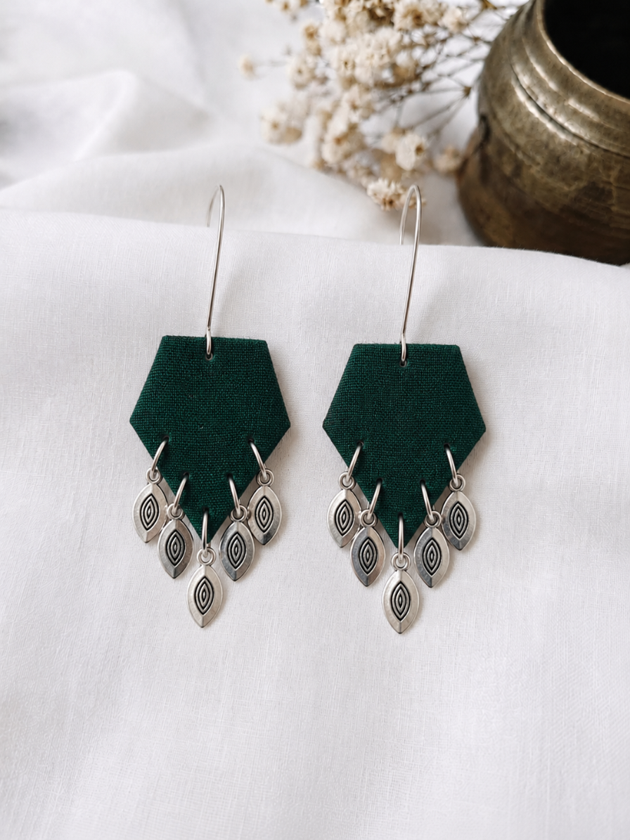 Emerald Leaf Pentagons