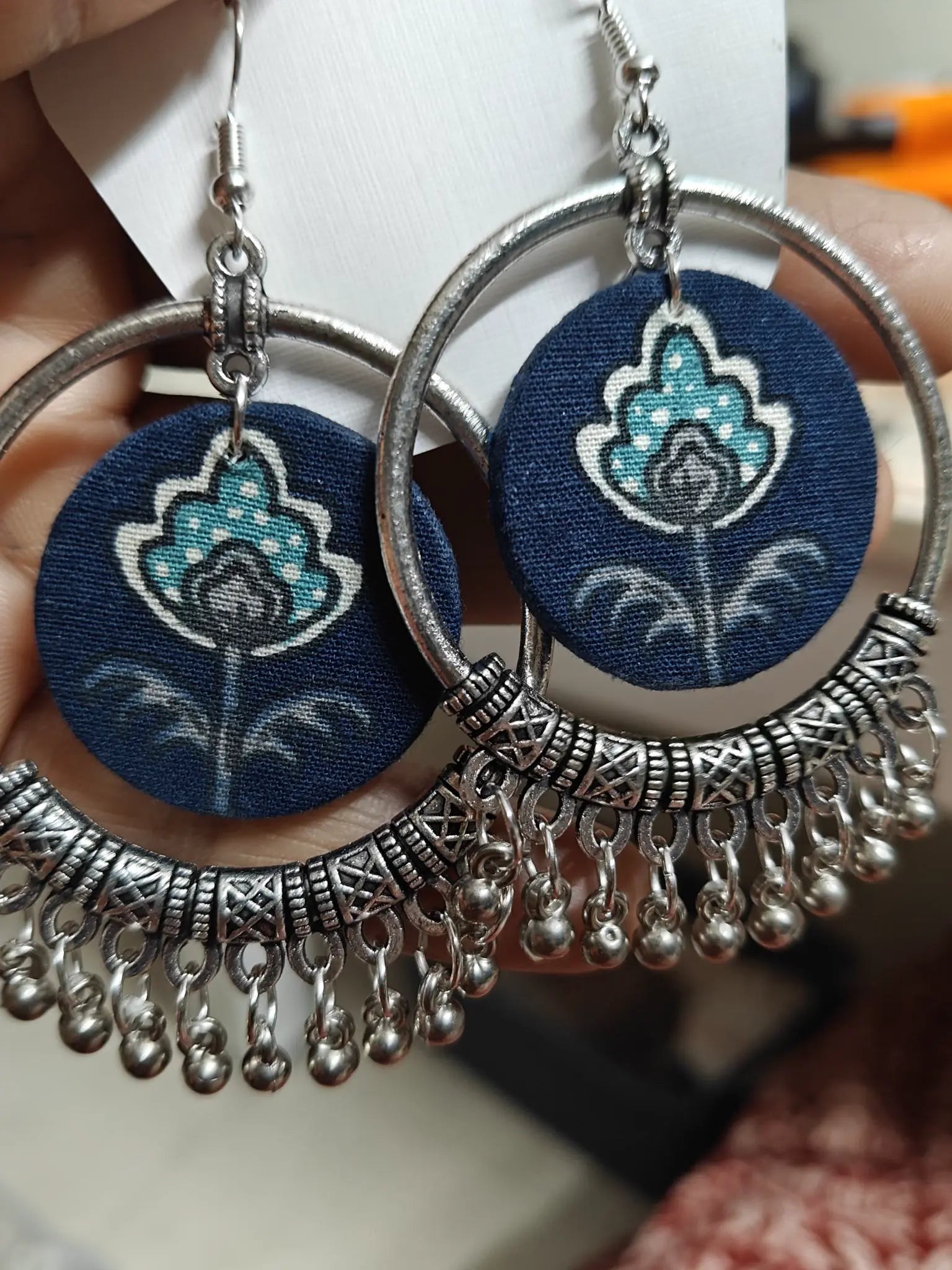 Neel Flower Fabric Hoops