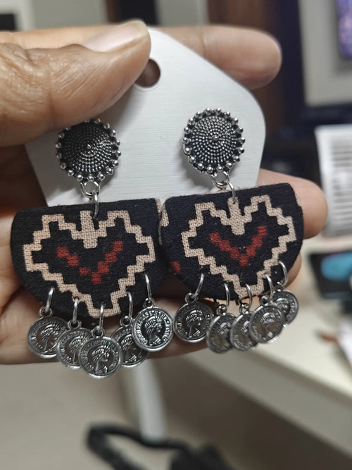 Black Heart Coin Half Rounds