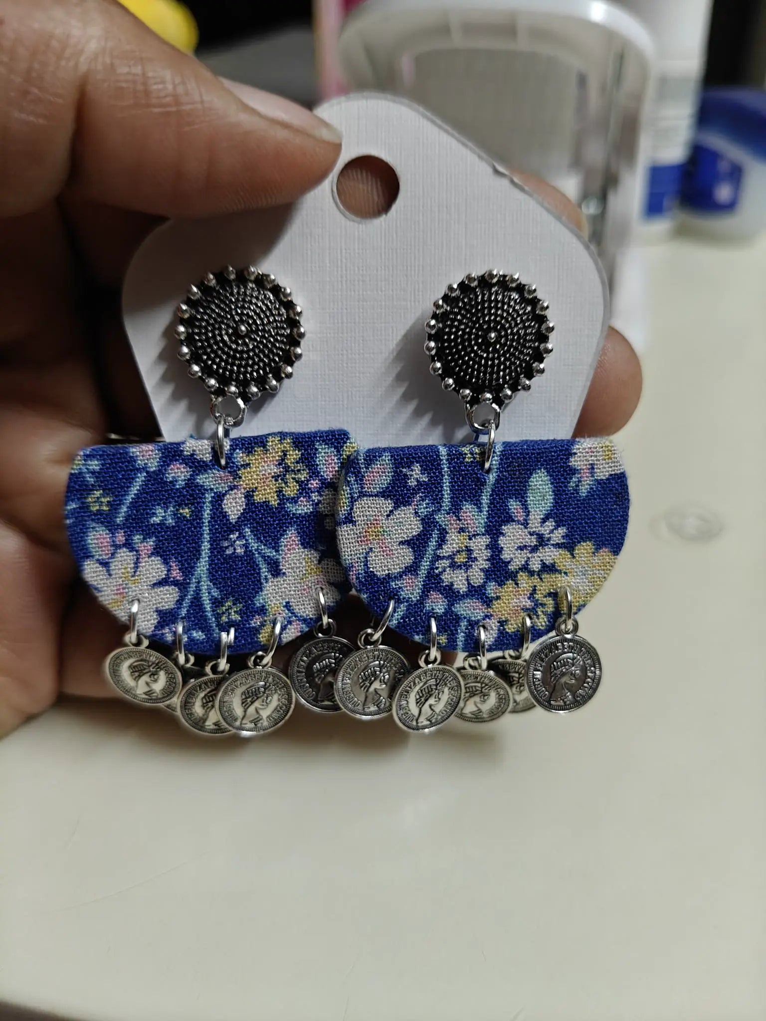 Royal Floral Coin Half Rounds