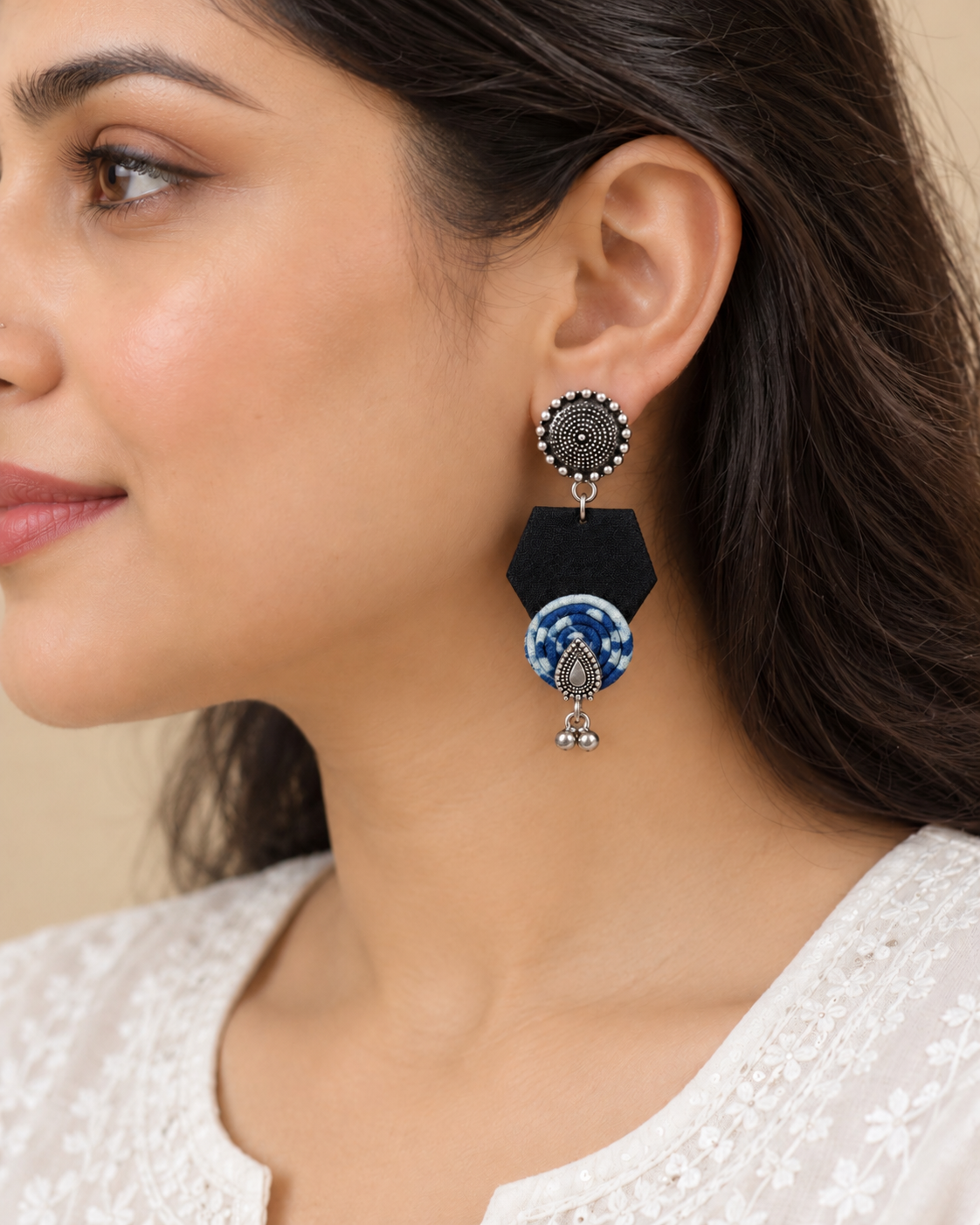 Blue Spiral Drops