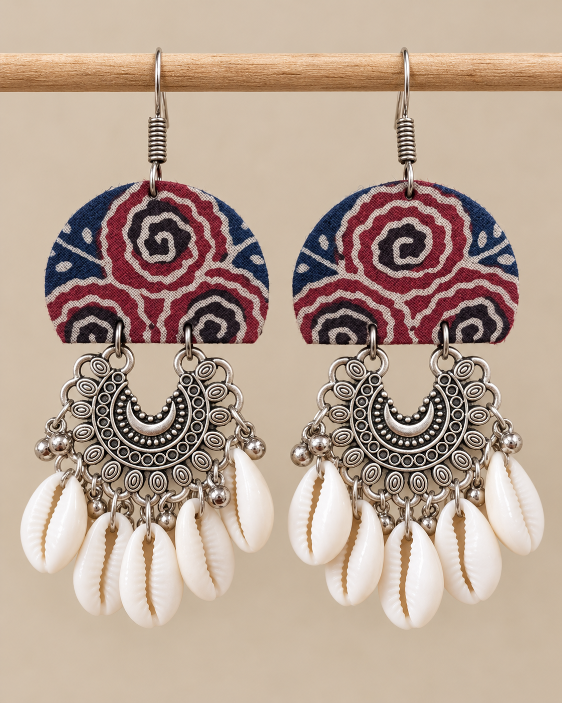 Crimson Shell Charm