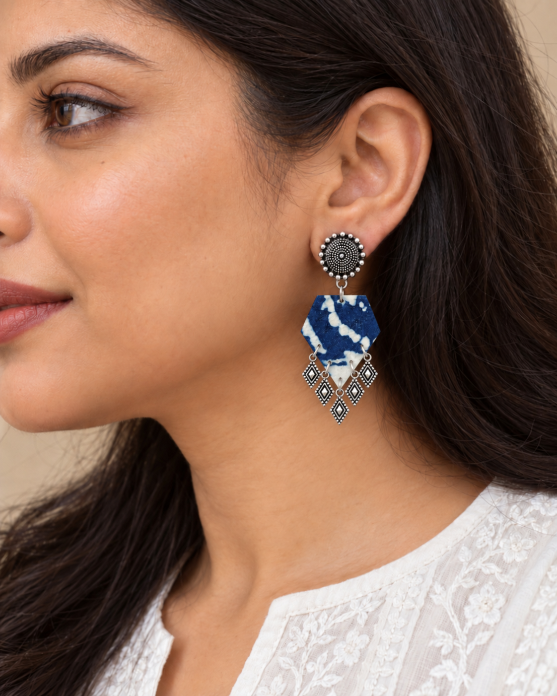 Indigo Abstract Charm