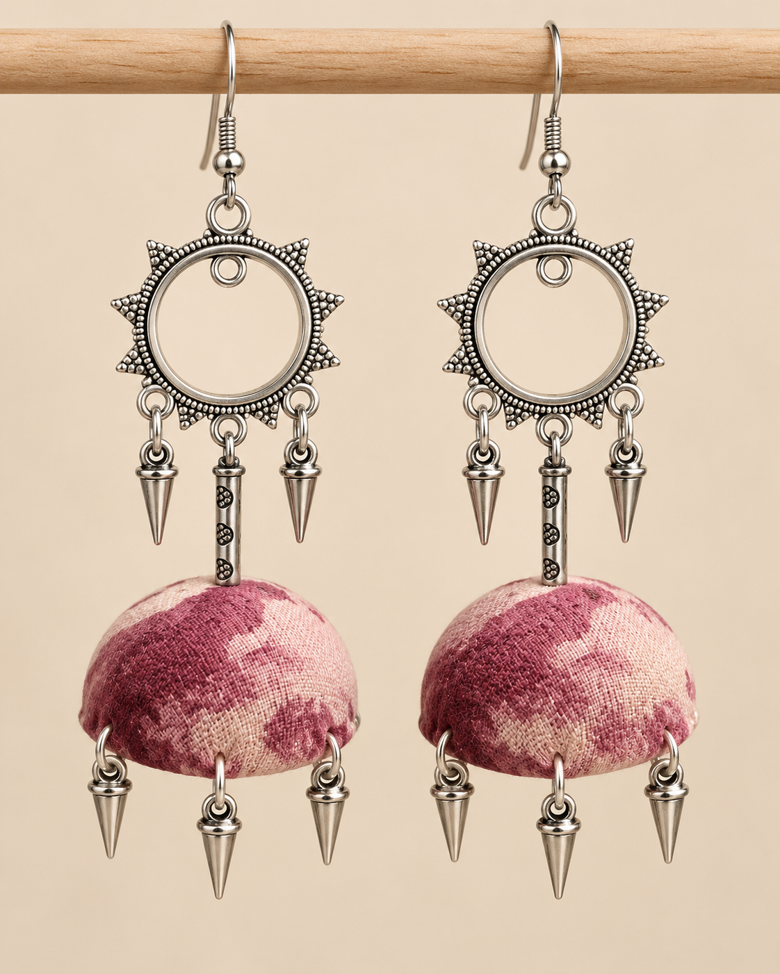Blush Sunburst Jhumka