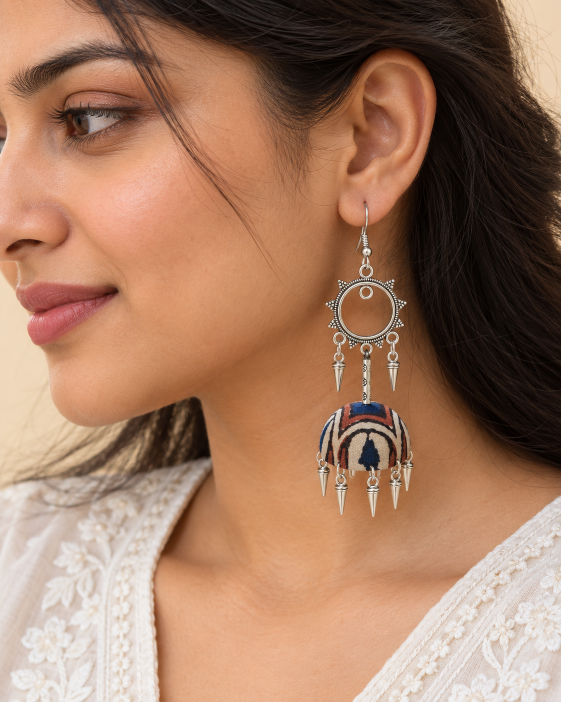 Tribal Sunburst Jhumka