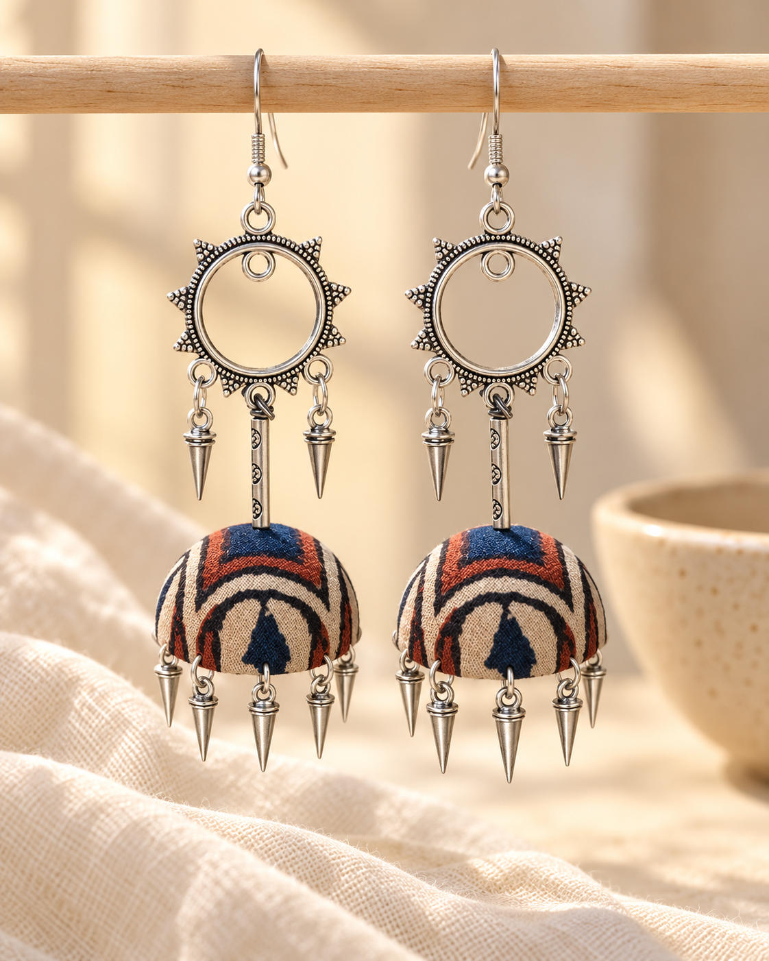 Tribal Sunburst Jhumka