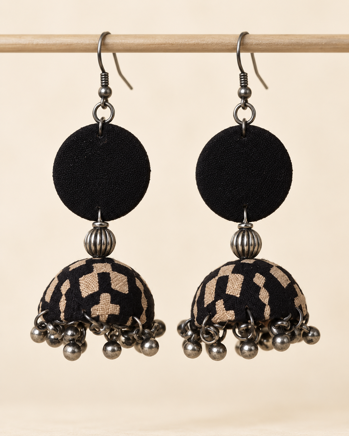Noir Sand Jhumka