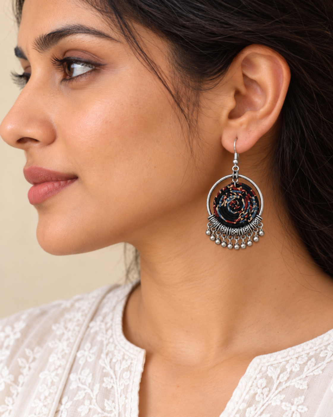 Kalamkari Spiral Hoops
