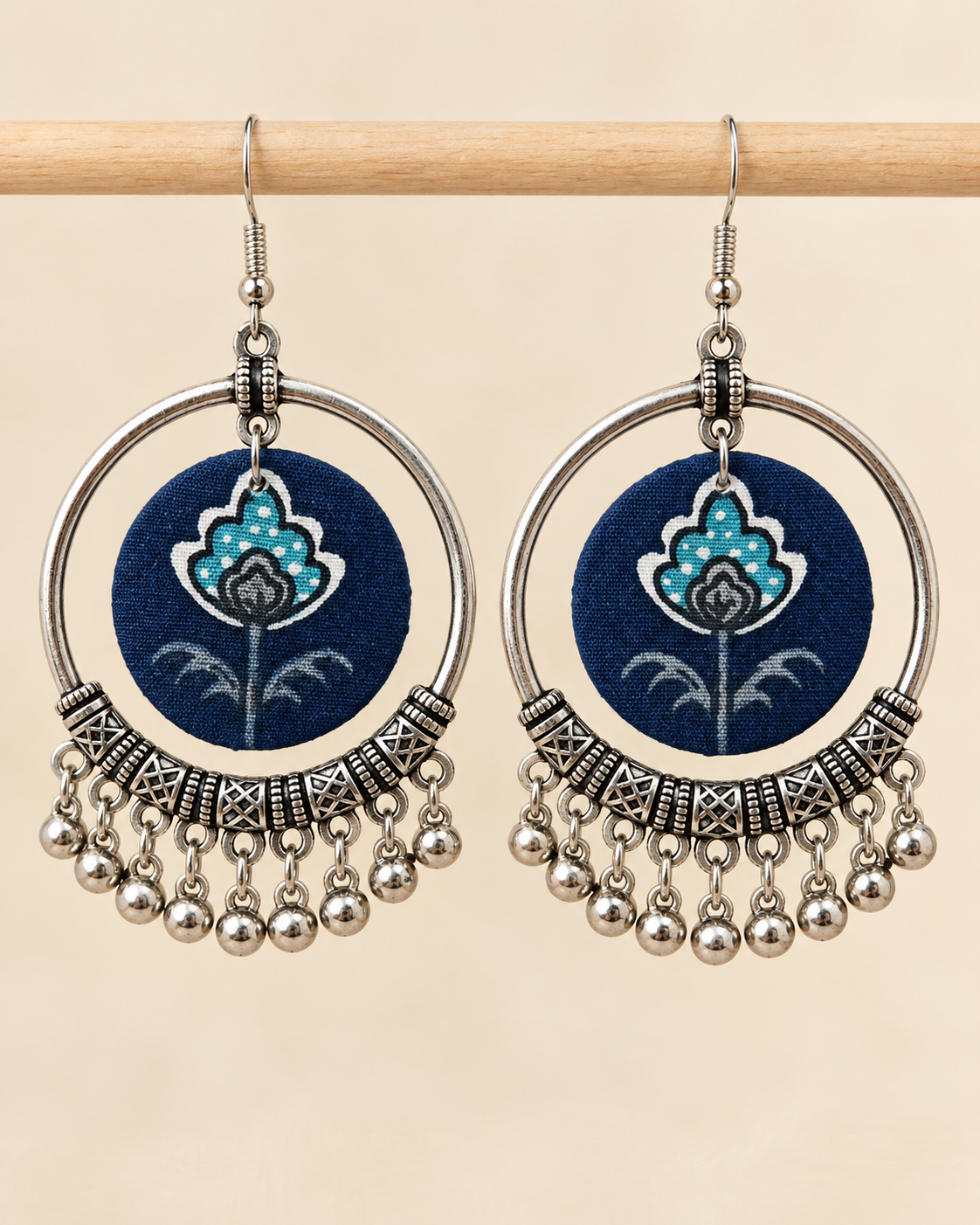 Neel Flower Fabric Hoops