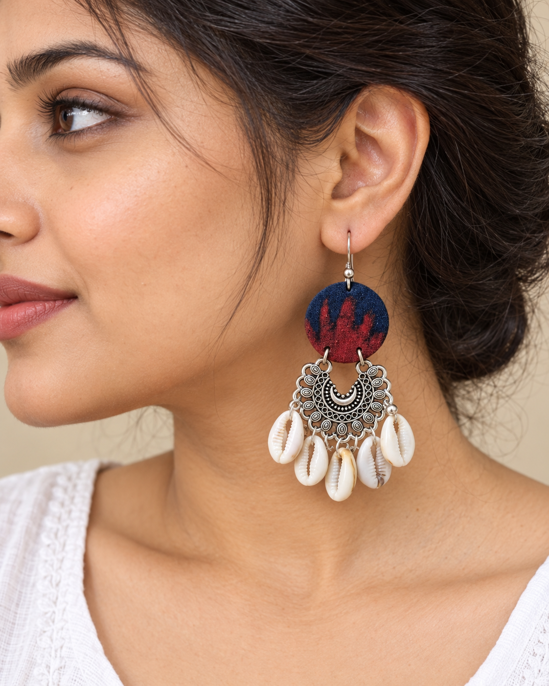 Indigo Flame Charm