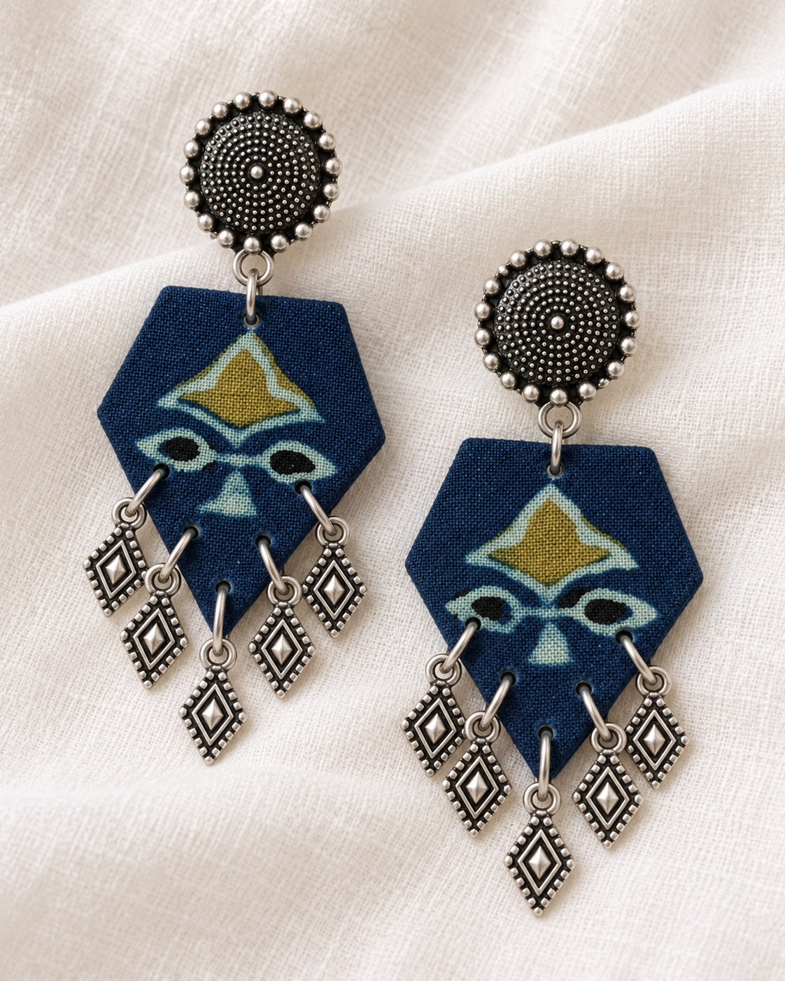 Indigo Motif Charm
