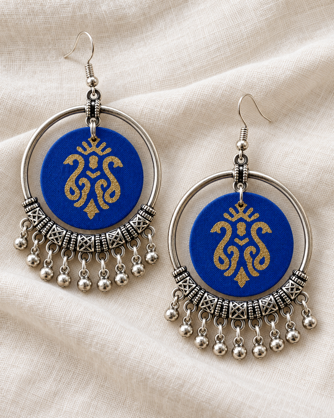 Royal Blue Hoops