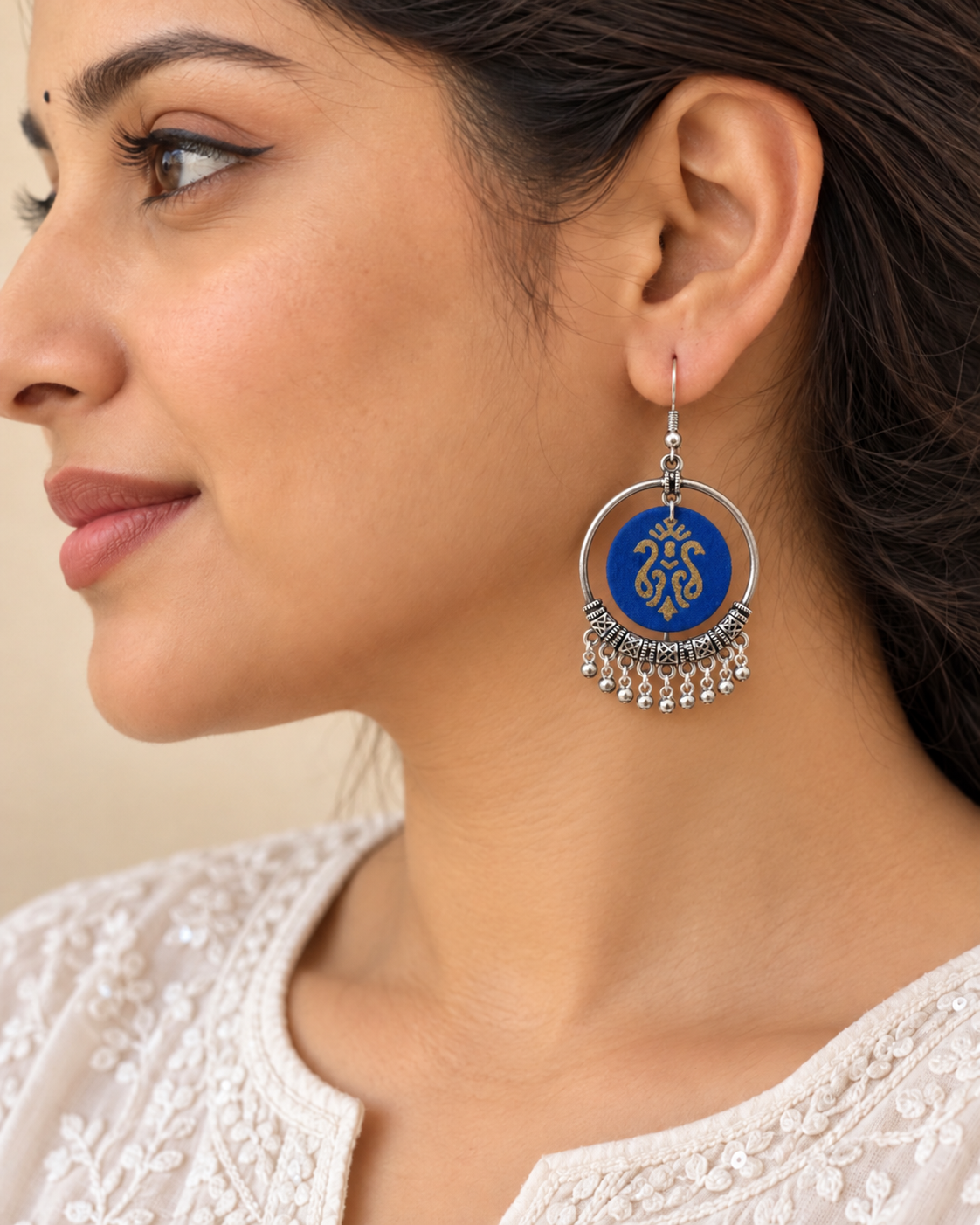 Royal Blue Hoops