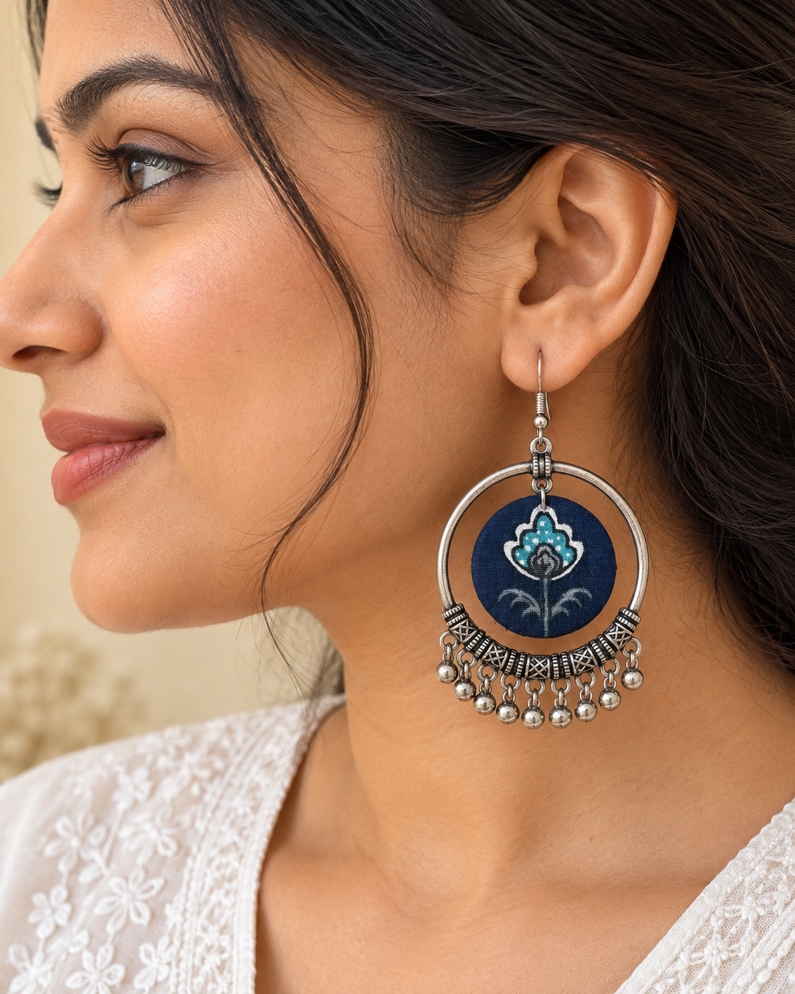 Neel Flower Fabric Hoops