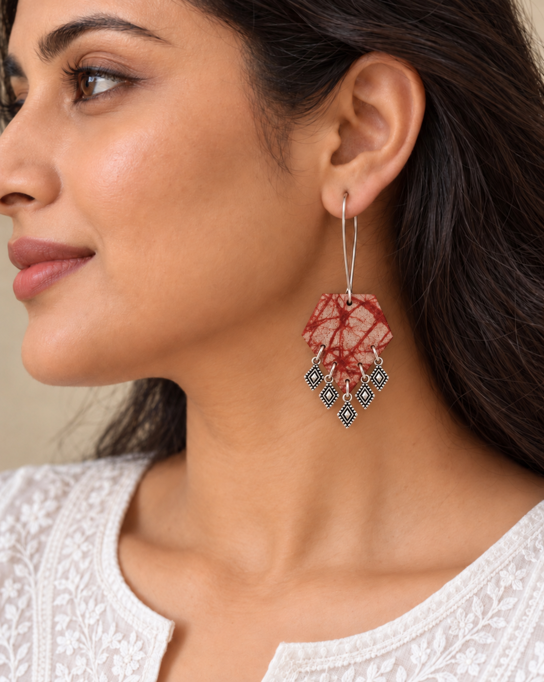 Rust Batik Charm