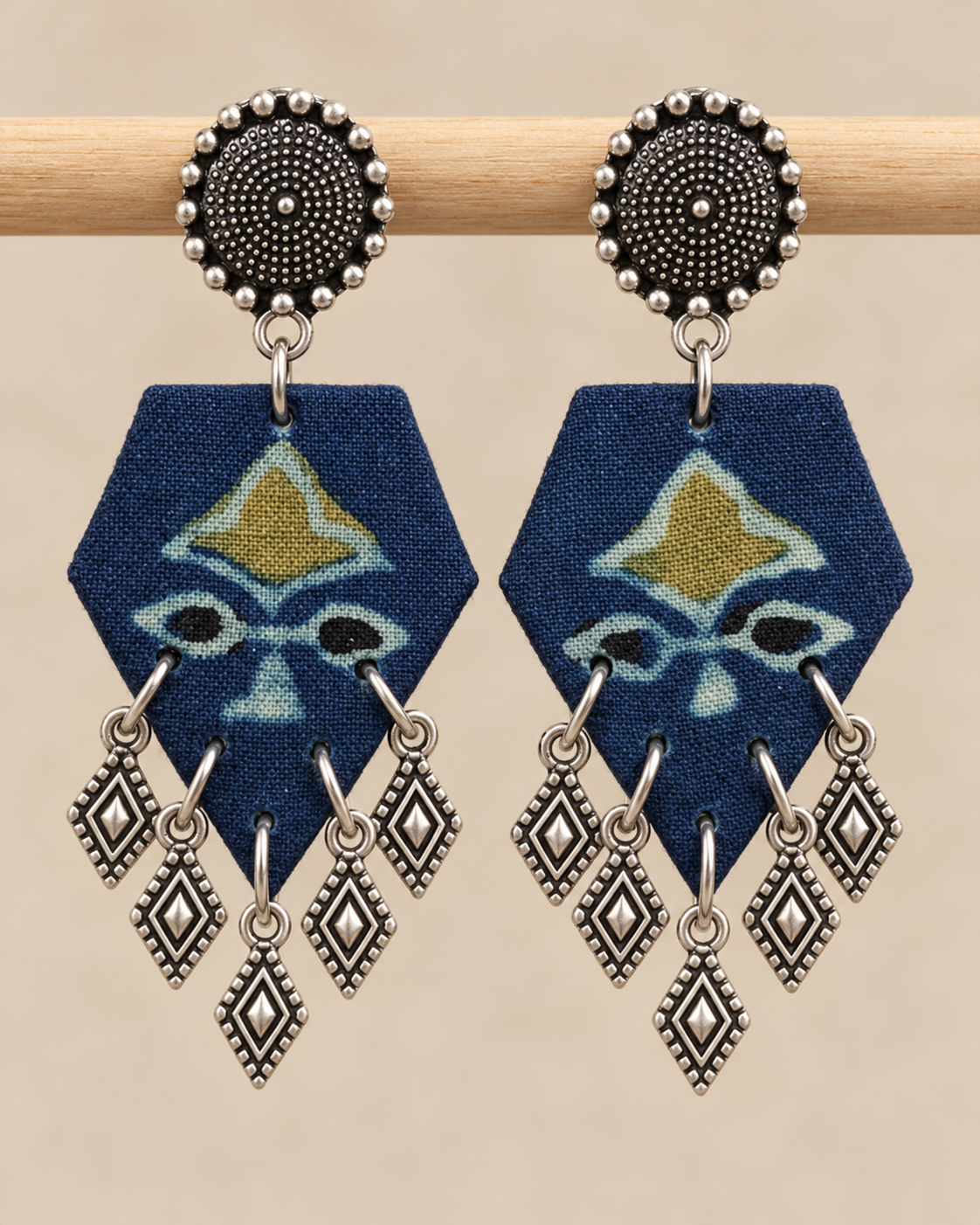 Indigo Motif Charm