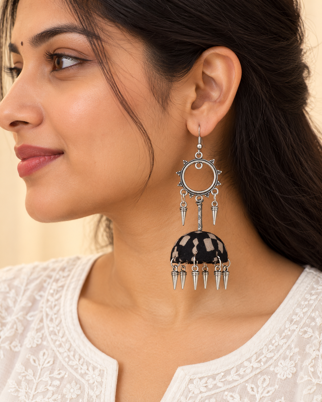 Sunburst Spike Jhumka