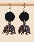Midnight Ajrakh Jhumka