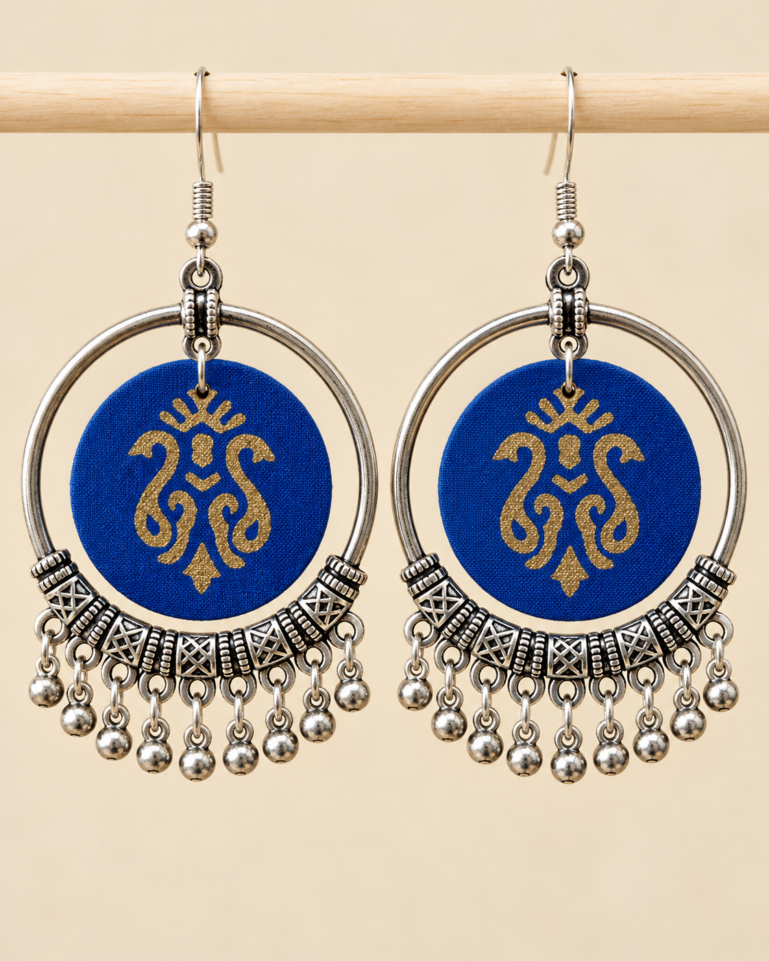 Royal Blue Hoops