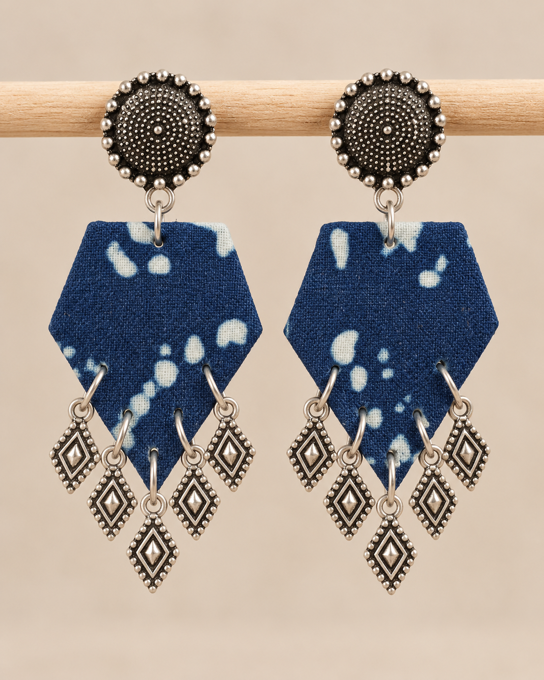 Indigo Speckle Charm