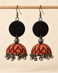 Rust Zigzag Jhumka