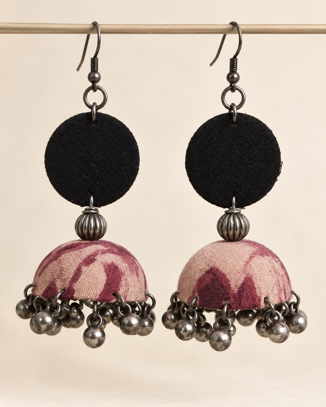 Blush Midnight Jhumka